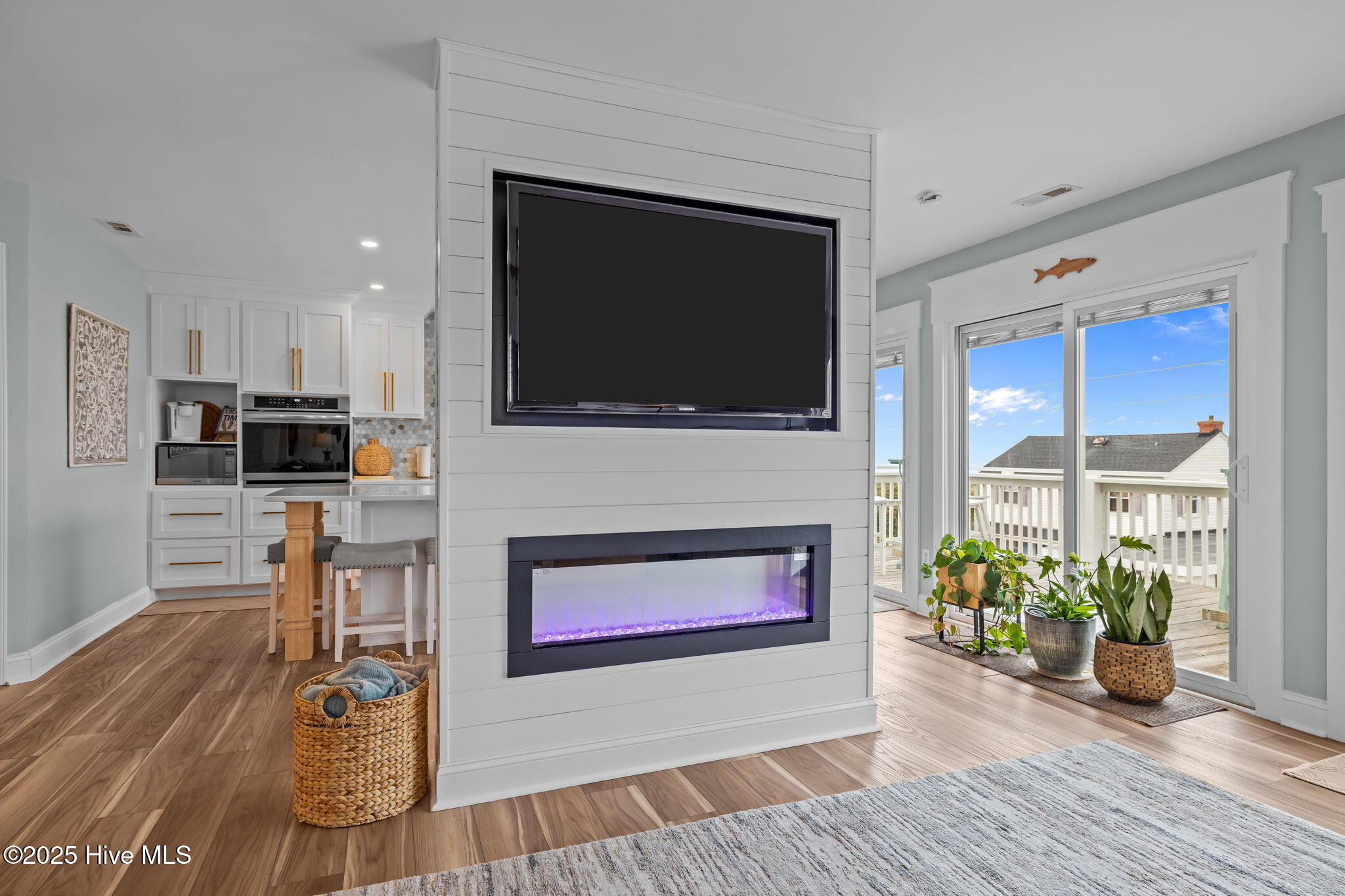 Double-Sided Fireplace