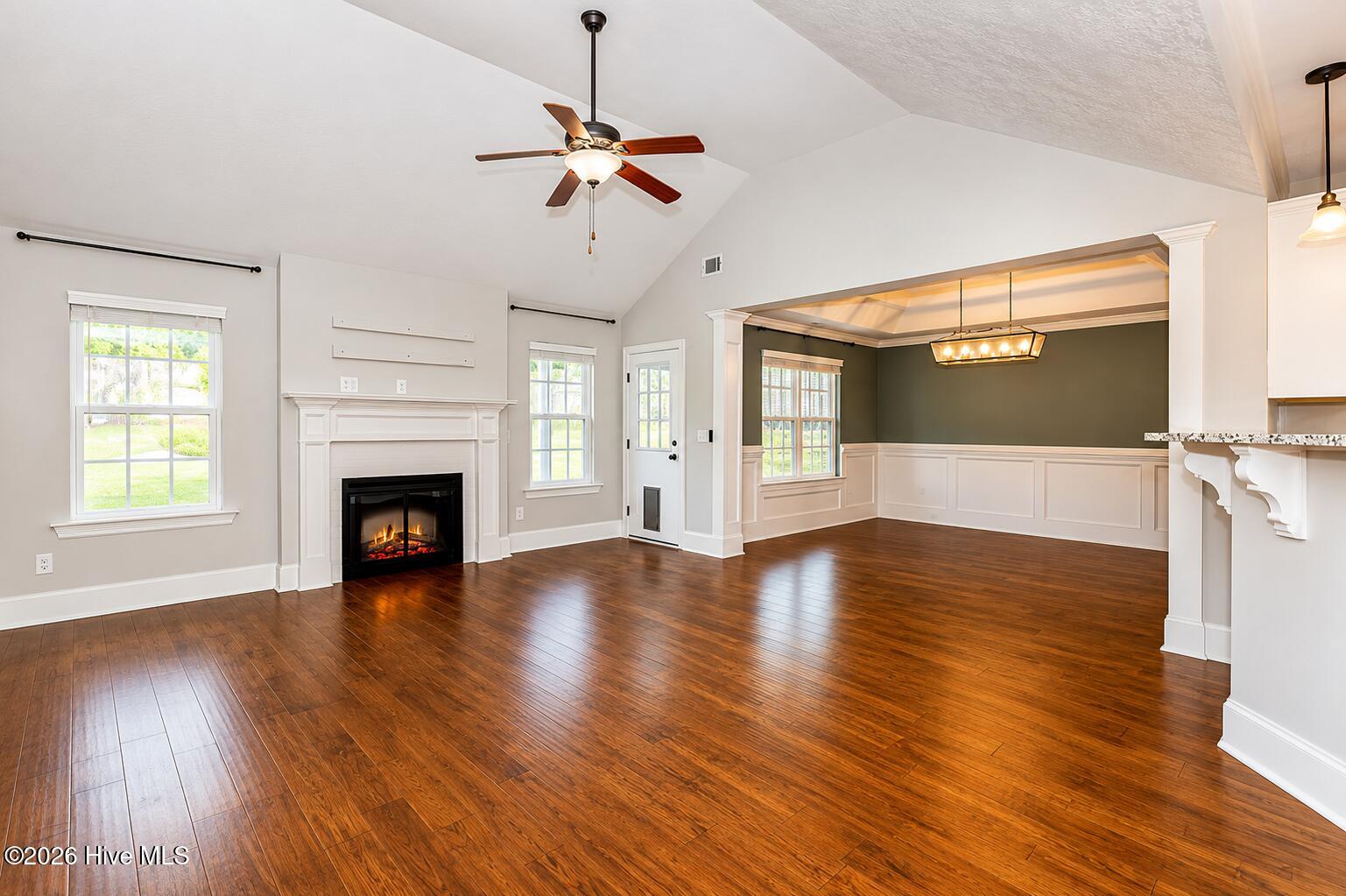 Living Room - Dining Wide