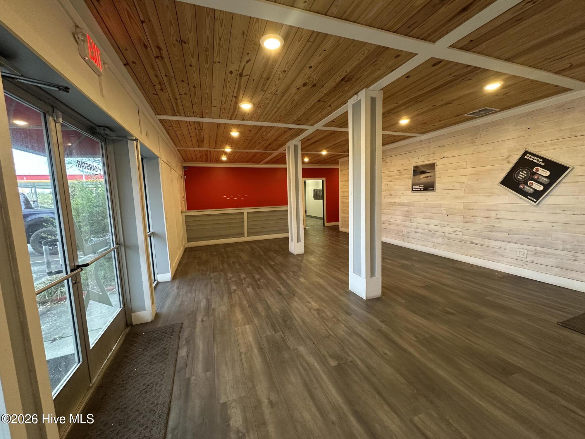 Front desk and waiting room