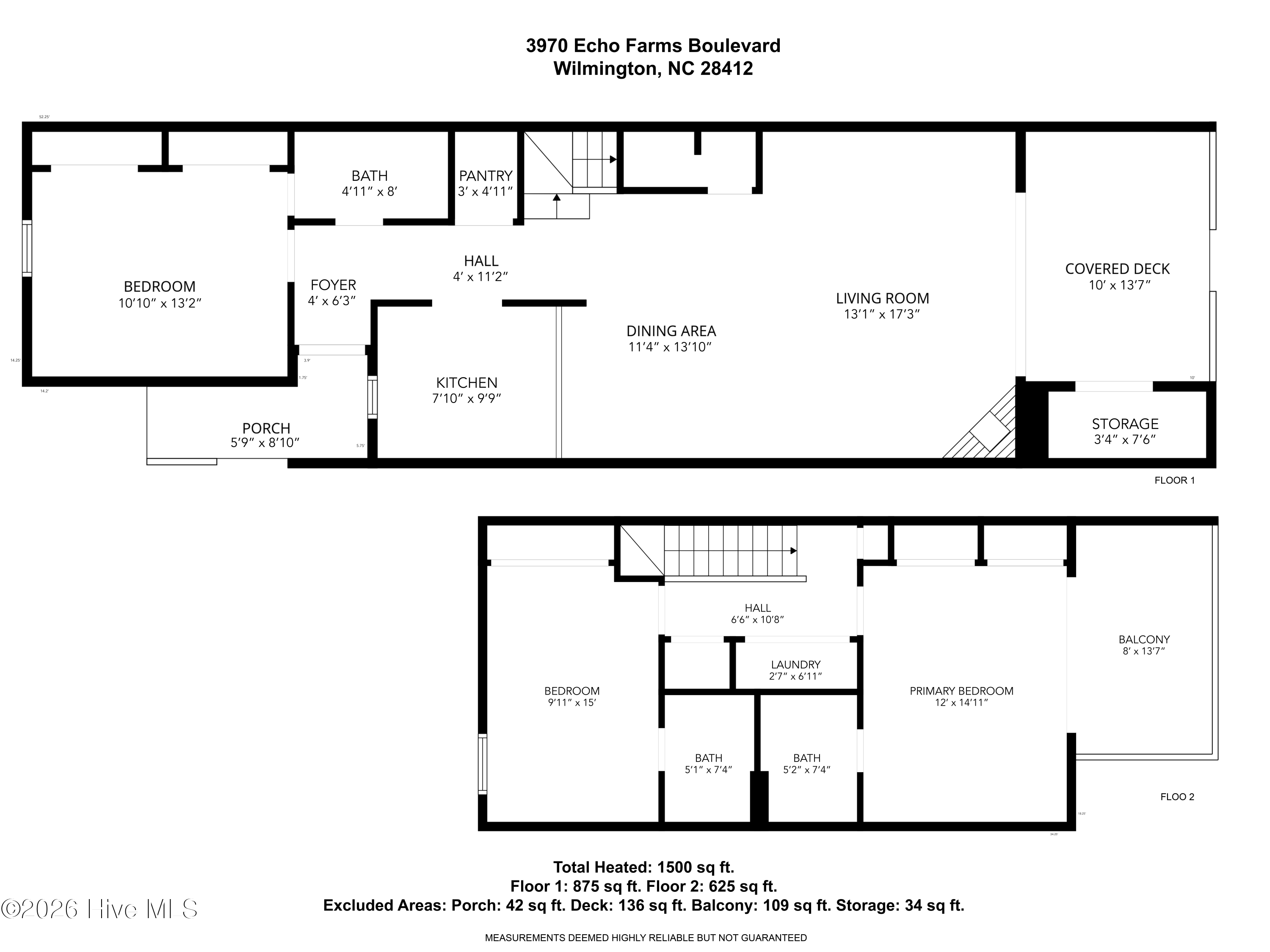 Exterior photo of 3970 Echo Farms Boulevard, Wilmington, NC 28412. MLS: 100580518