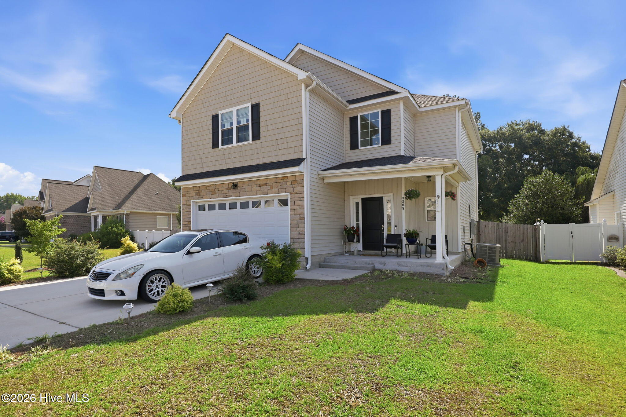 Exterior photo of 3809 Ashcroft Drive, Winterville, NC 28590. MLS: 100588448