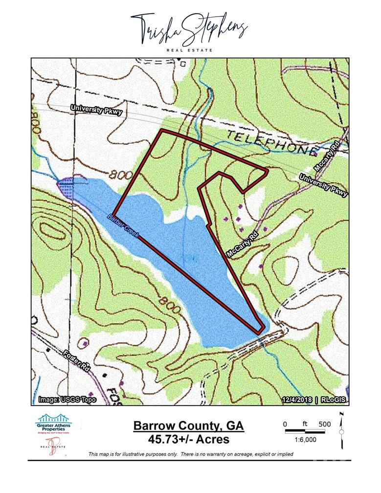 Topography map

