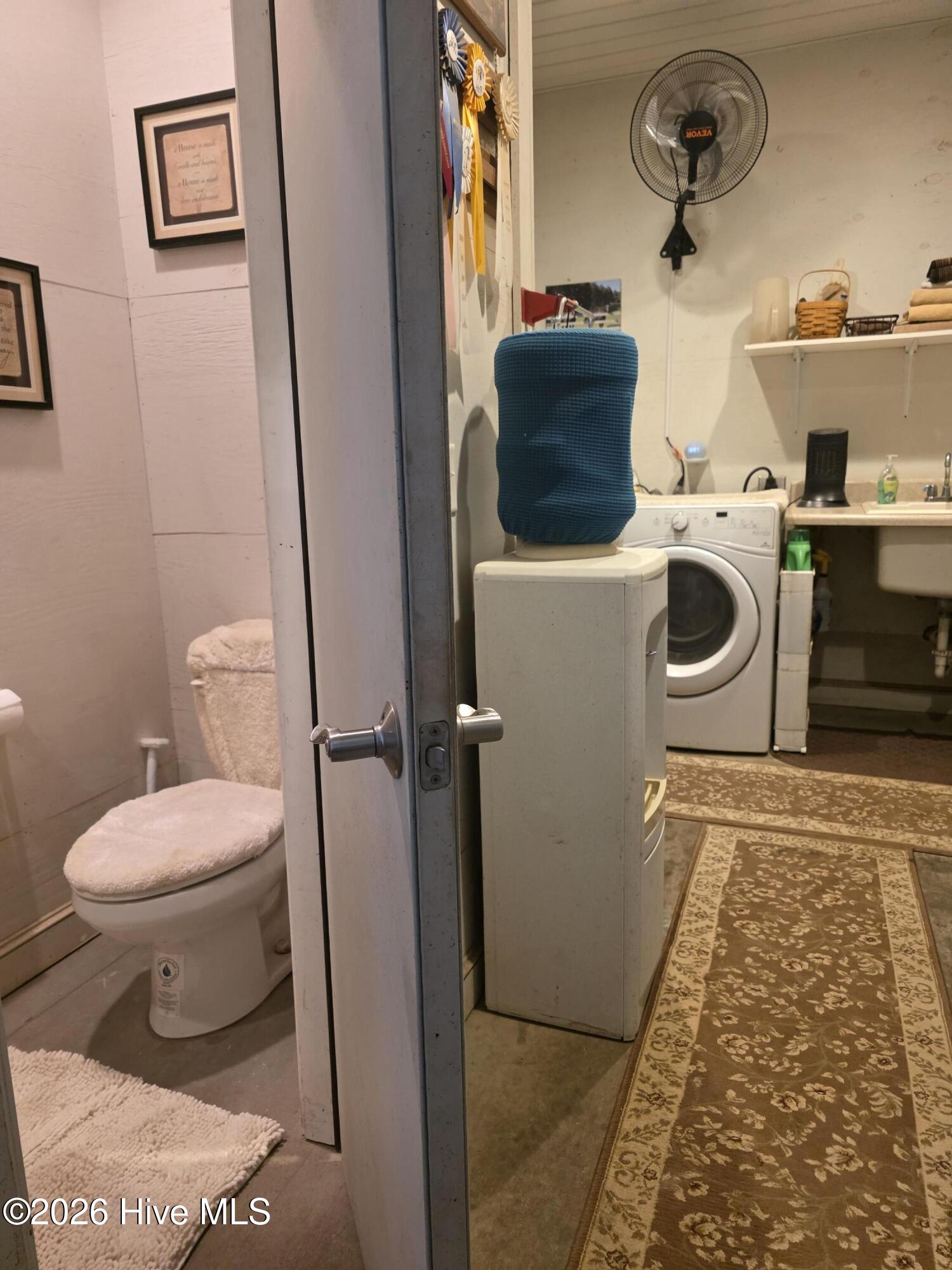 Barn Laundry and 1/2 bath