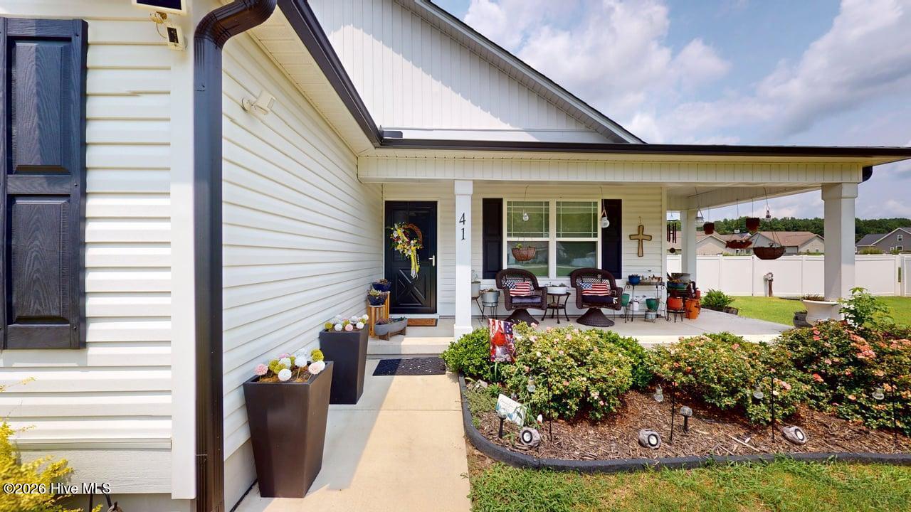 Exterior photo of 41 River Banks Drive, Kenly, NC 27542. MLS: 100594630