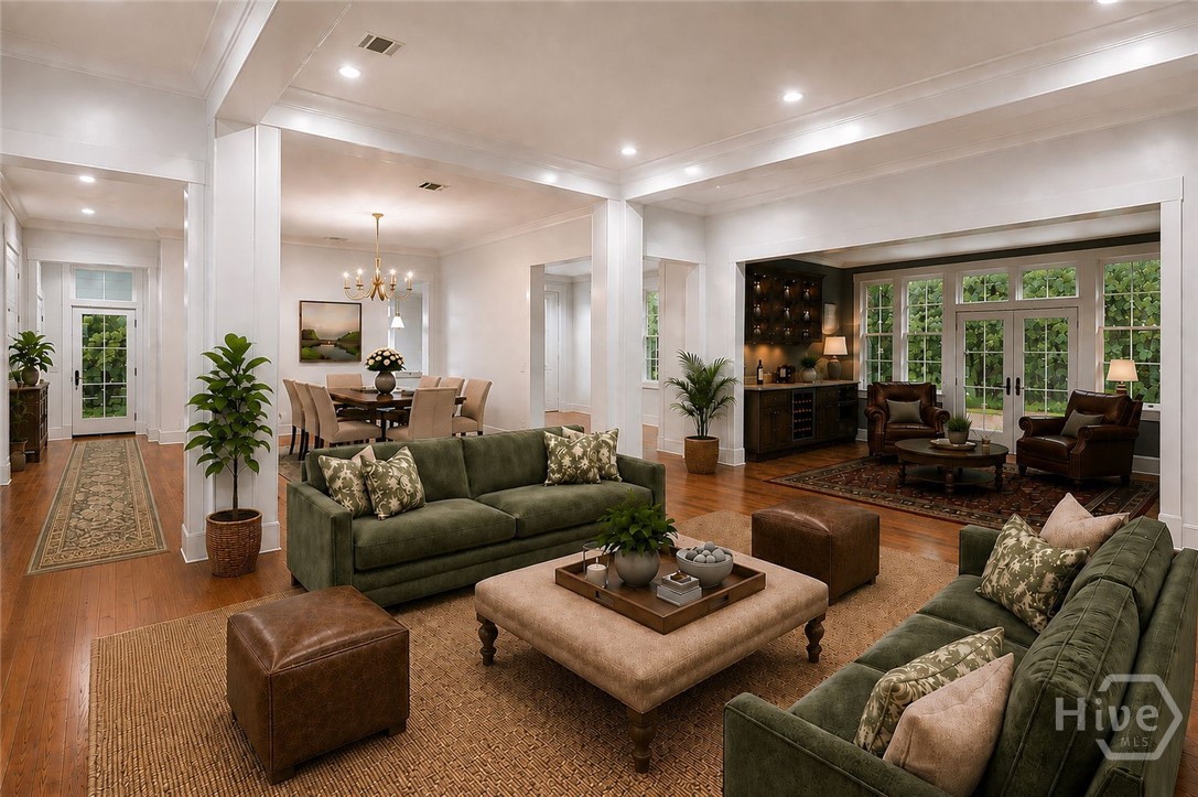 Living Room Virtually Staged