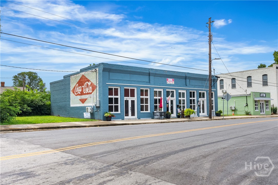 Front of Retail Building