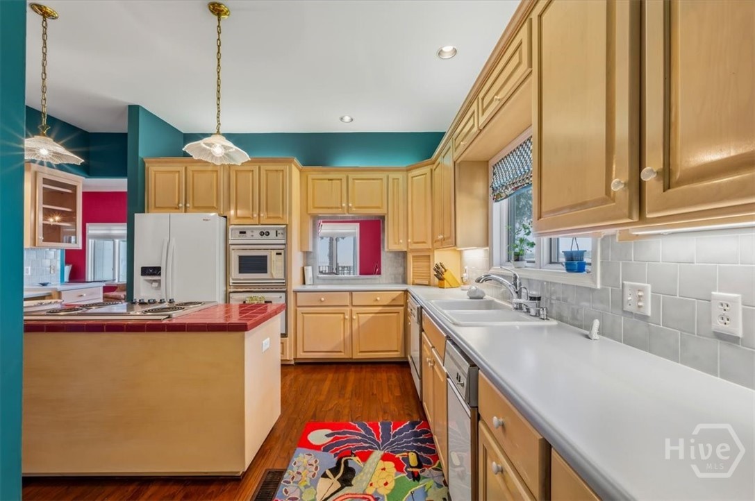 Island Kitchen with great floorplan and so much storage.