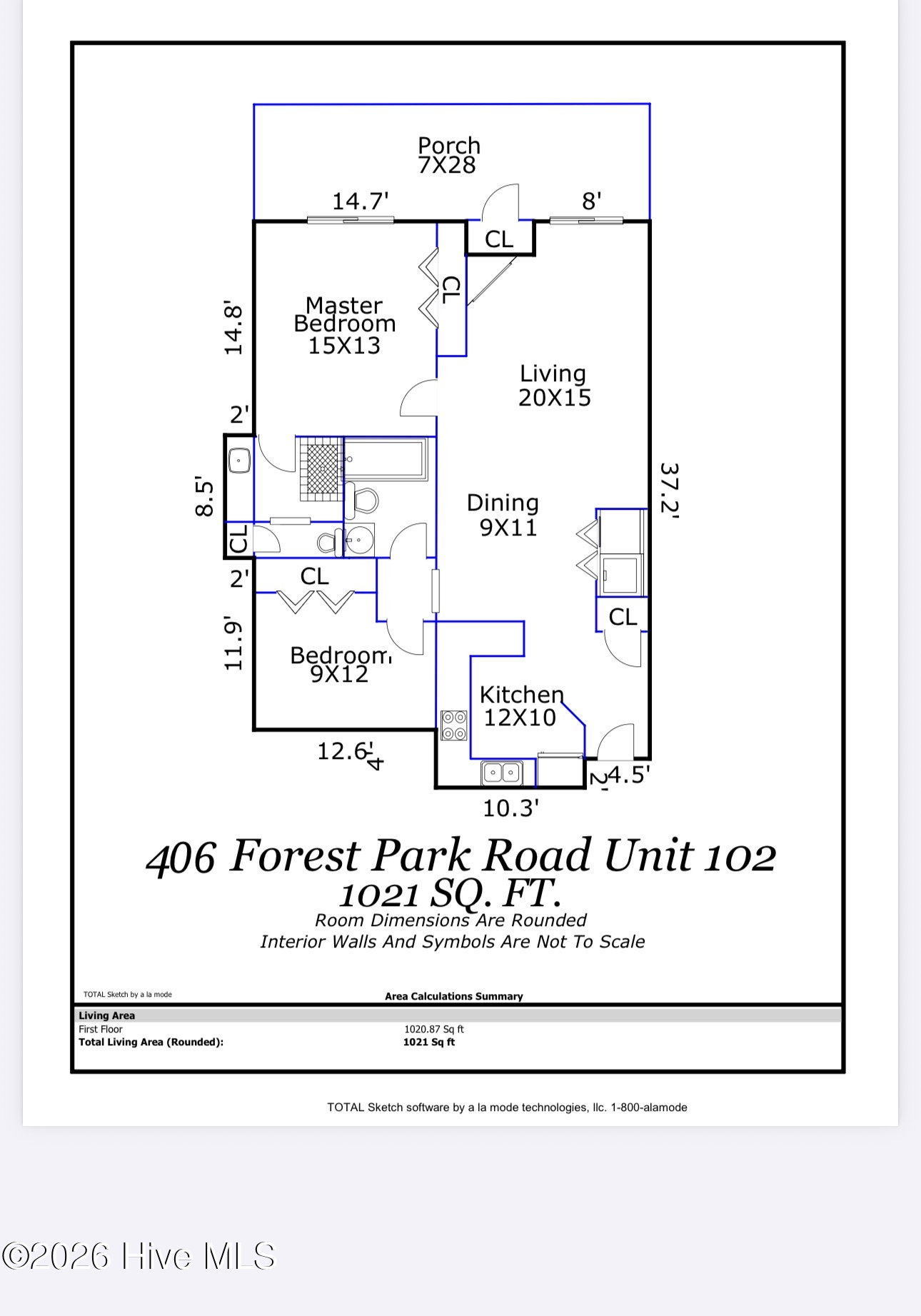 Exterior photo of 406 Forest Park Road Unit 102, Wilmington, NC 28409. MLS: 100604761