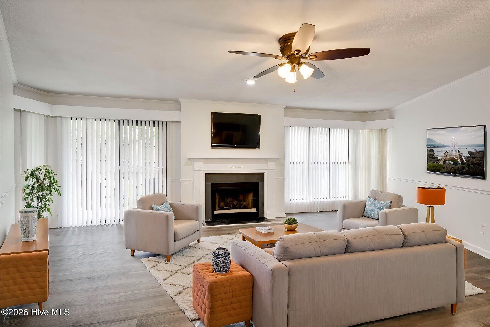 Virtually Staged Living Room