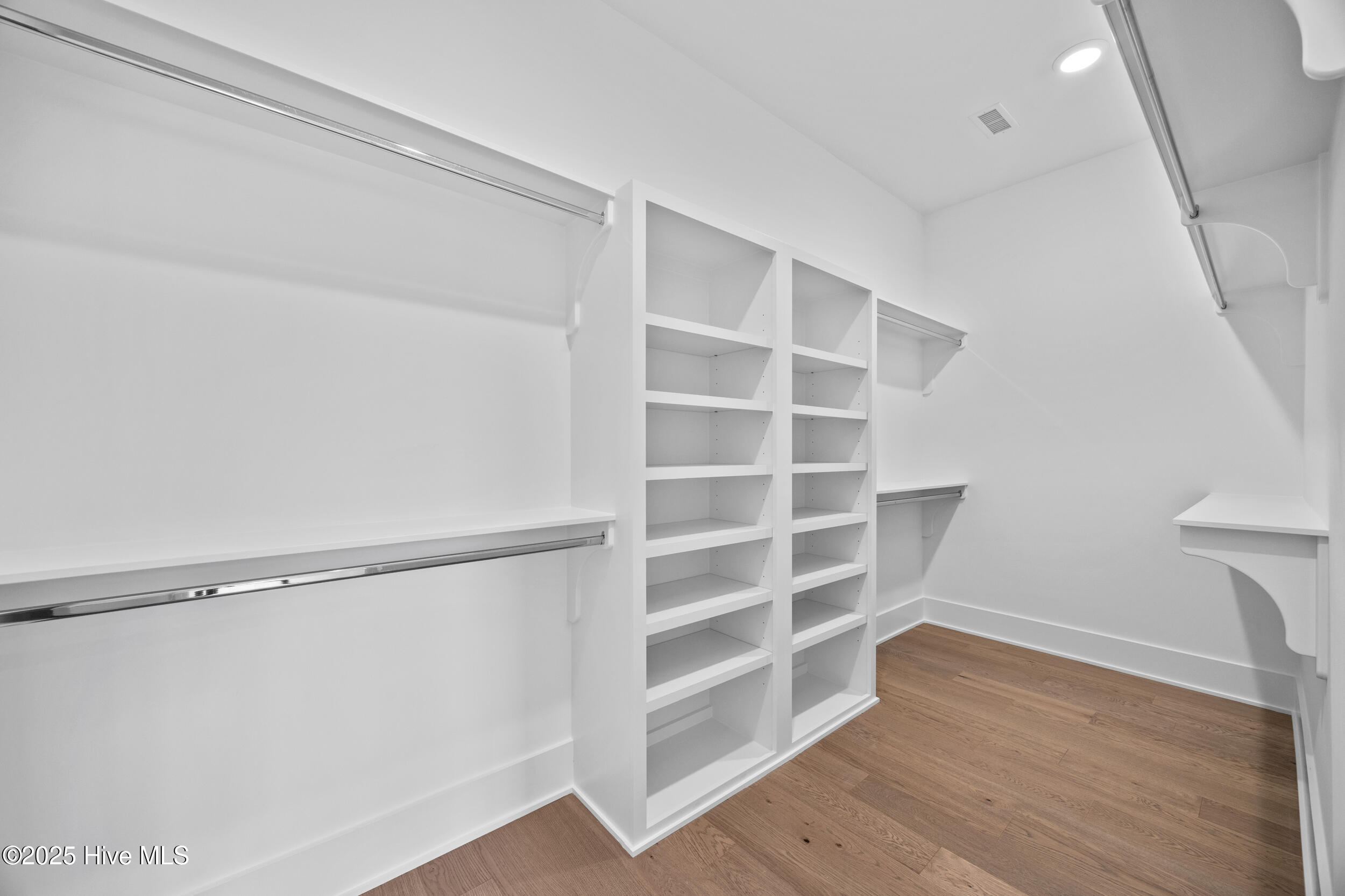 Primary closet with built-ins