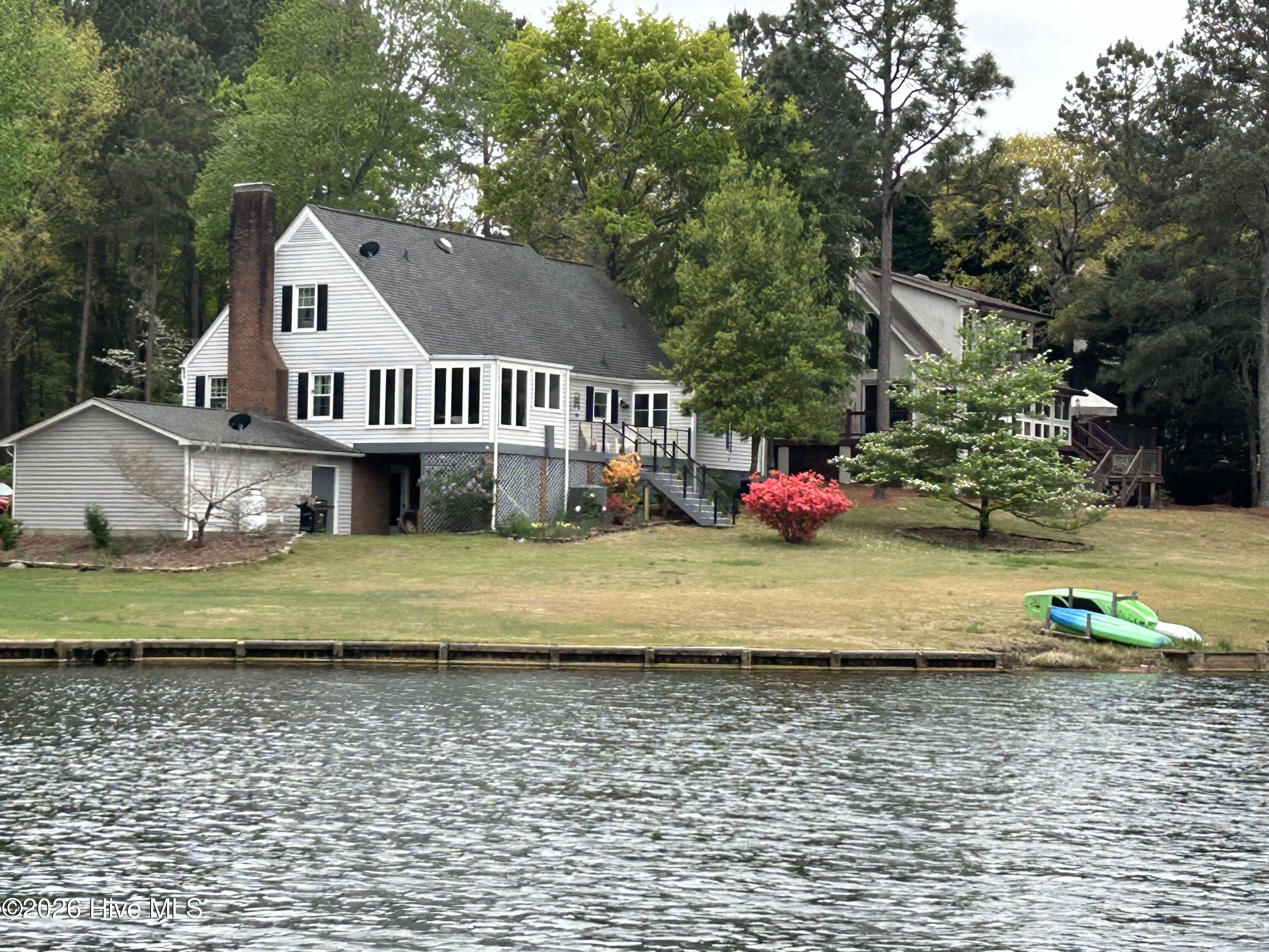 Back yard view from the boat.