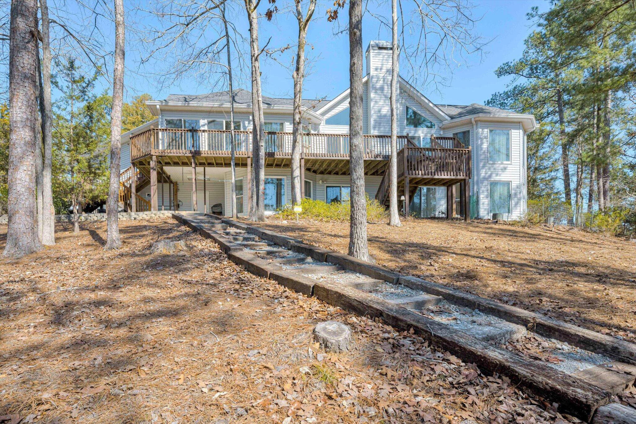 Back of property