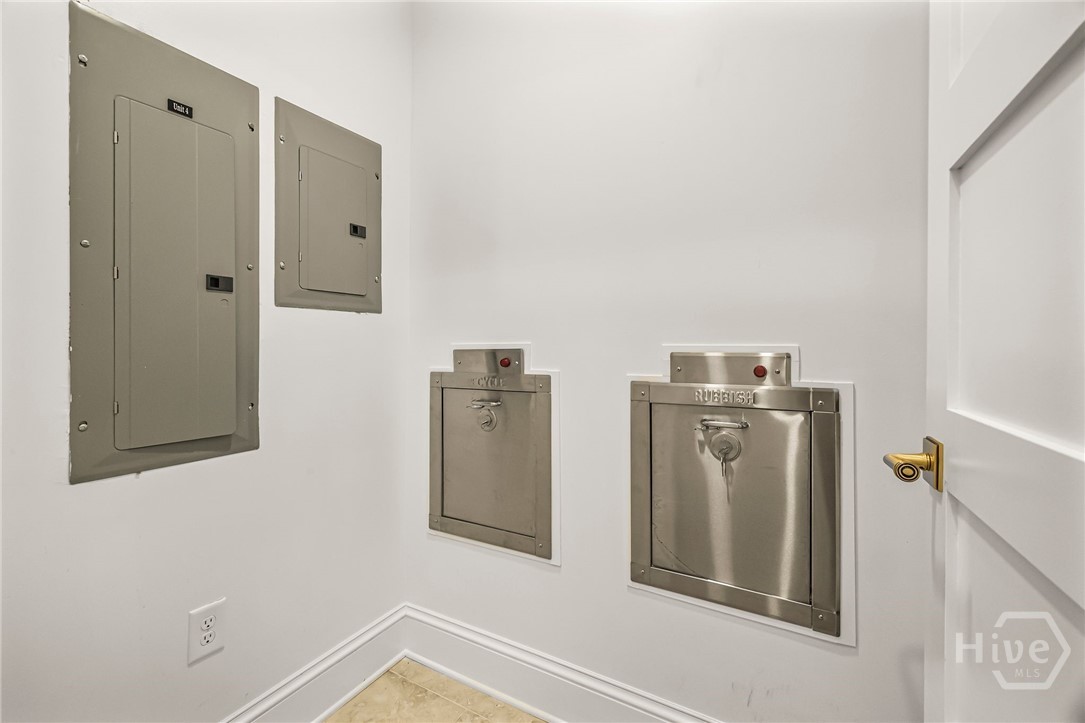 Rubbish and Recycling Chute Room