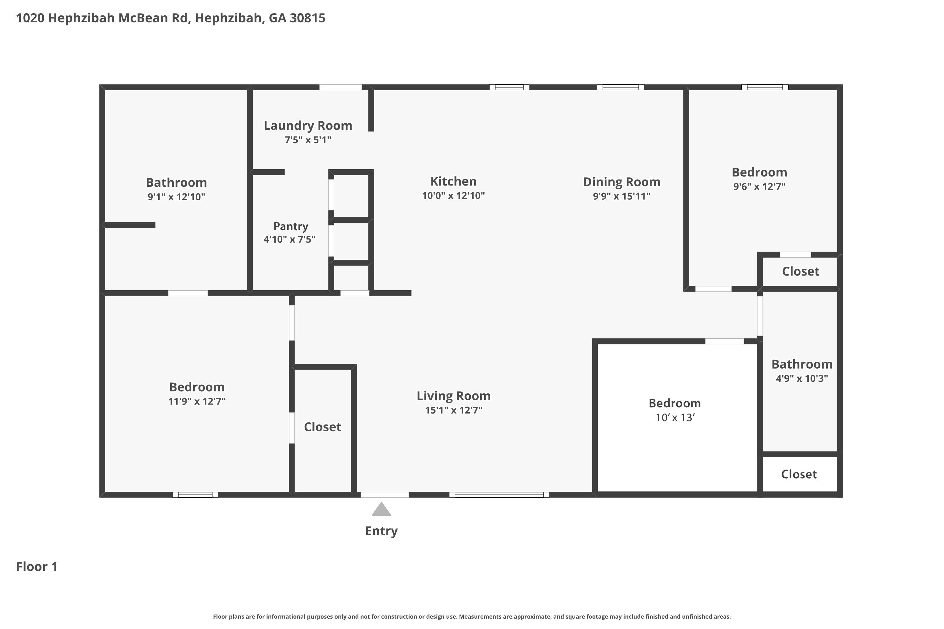 Homes For Sale - 1020 Hephzibah Mcbean Road<br/> Hephzibah, GA 30815