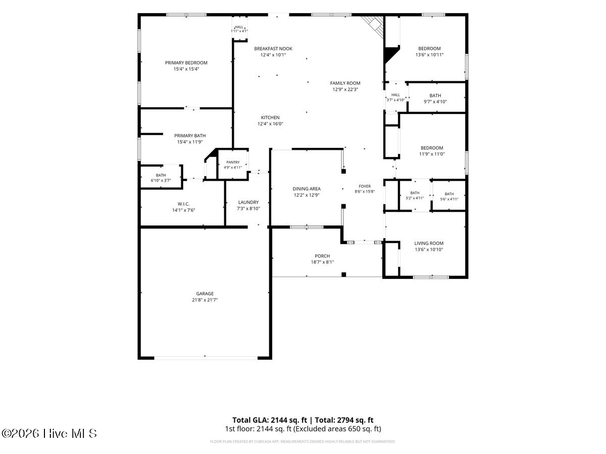 Exterior photo of 314 Spring Forest Drive, Goldsboro, NC 27534. MLS: 100596270