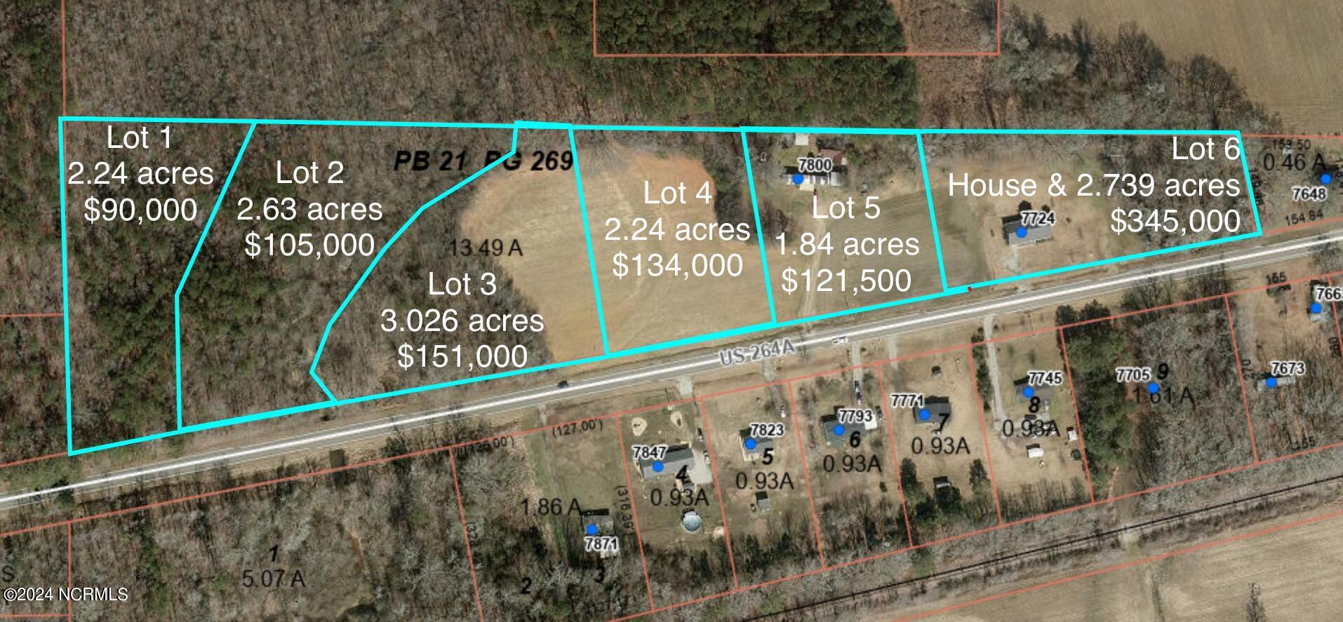 Lot 5 Us 264a, Bailey, NC, 27807