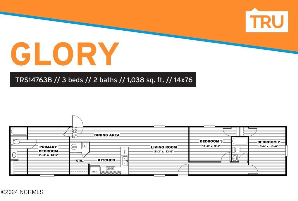 1404 Mockingbird Place SW, Shallotte, NC 28470 – photo 10: Floor Plan