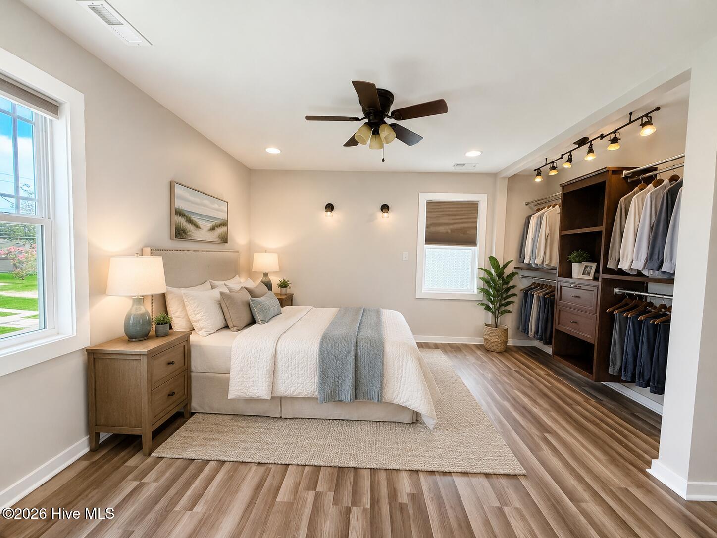 Virtually Staged Primary Bedroom