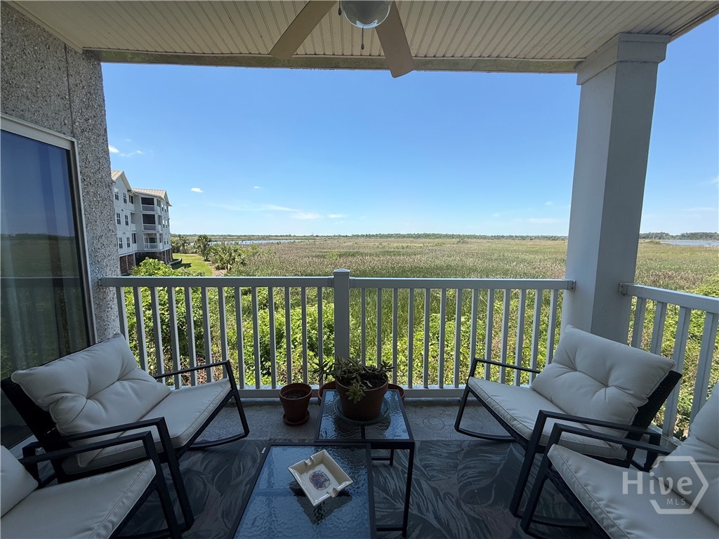 Balcony off of Living and Guest Bedroom