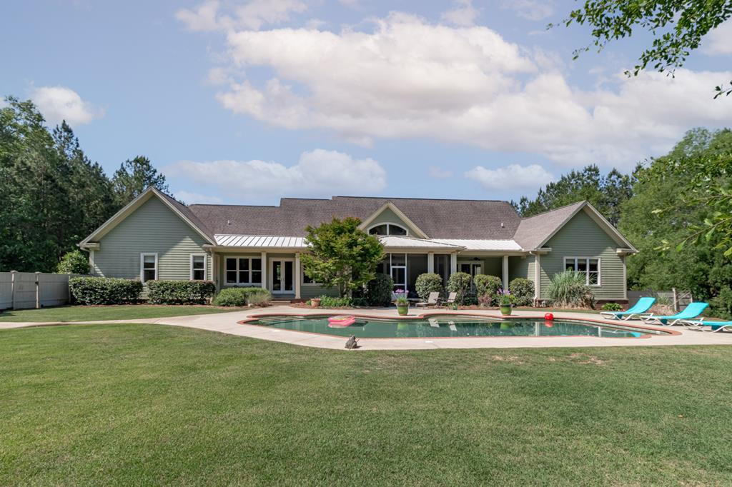 Rear View of home & Pool