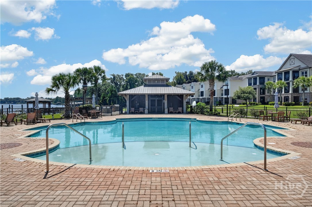 Community pool on the banks of the Ogeechee river