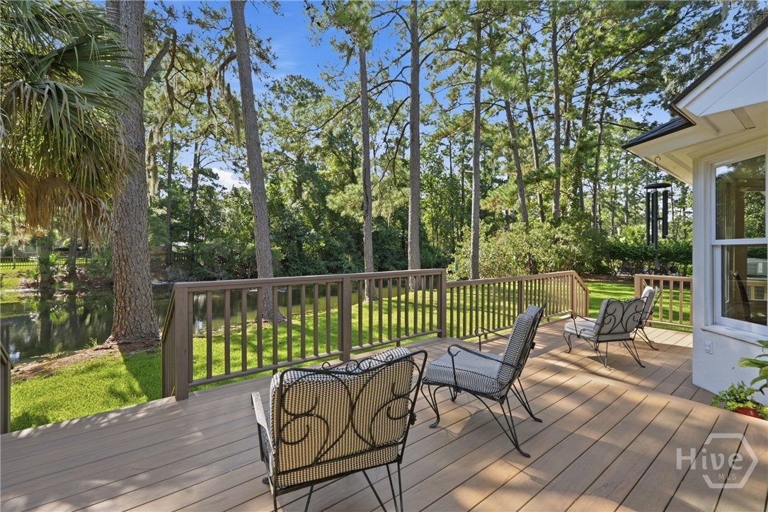 Back Deck overlooking Lagoon