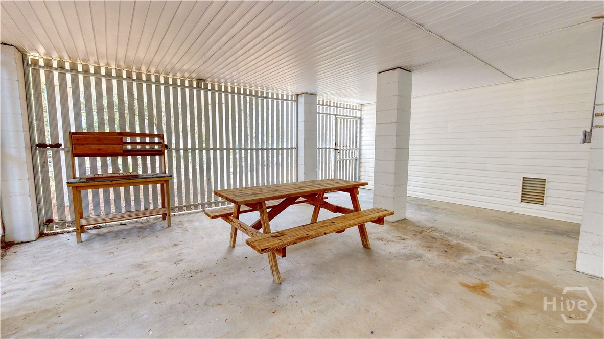 Garage area downstairs