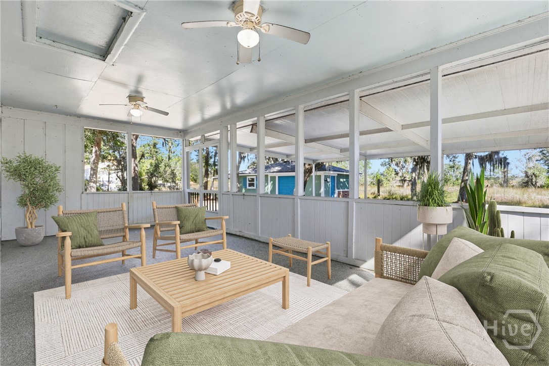 Screened In Porch-AI Staged