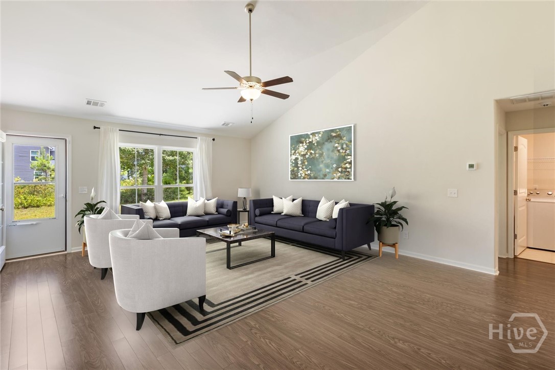 Virtually Staged to Show How LARGE the Great Room