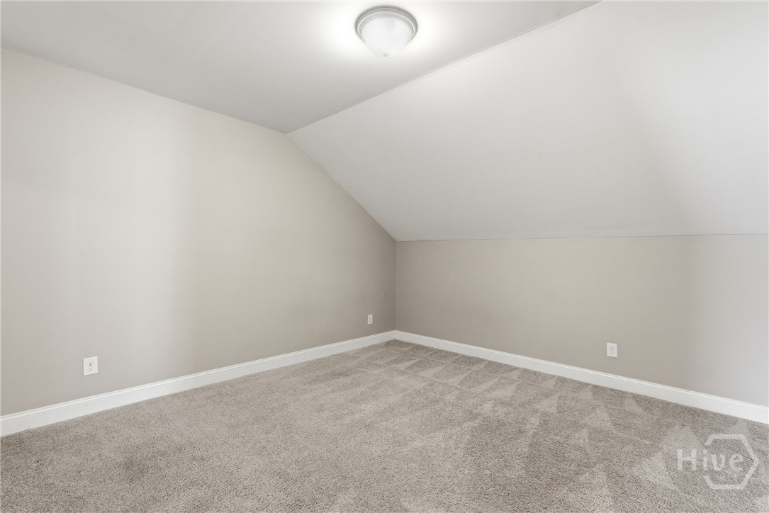 Flex space open to loft area, perfect for 2nd office