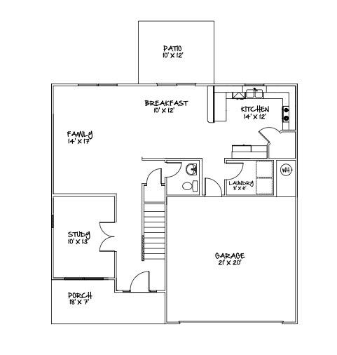 Brinkly first floor plan