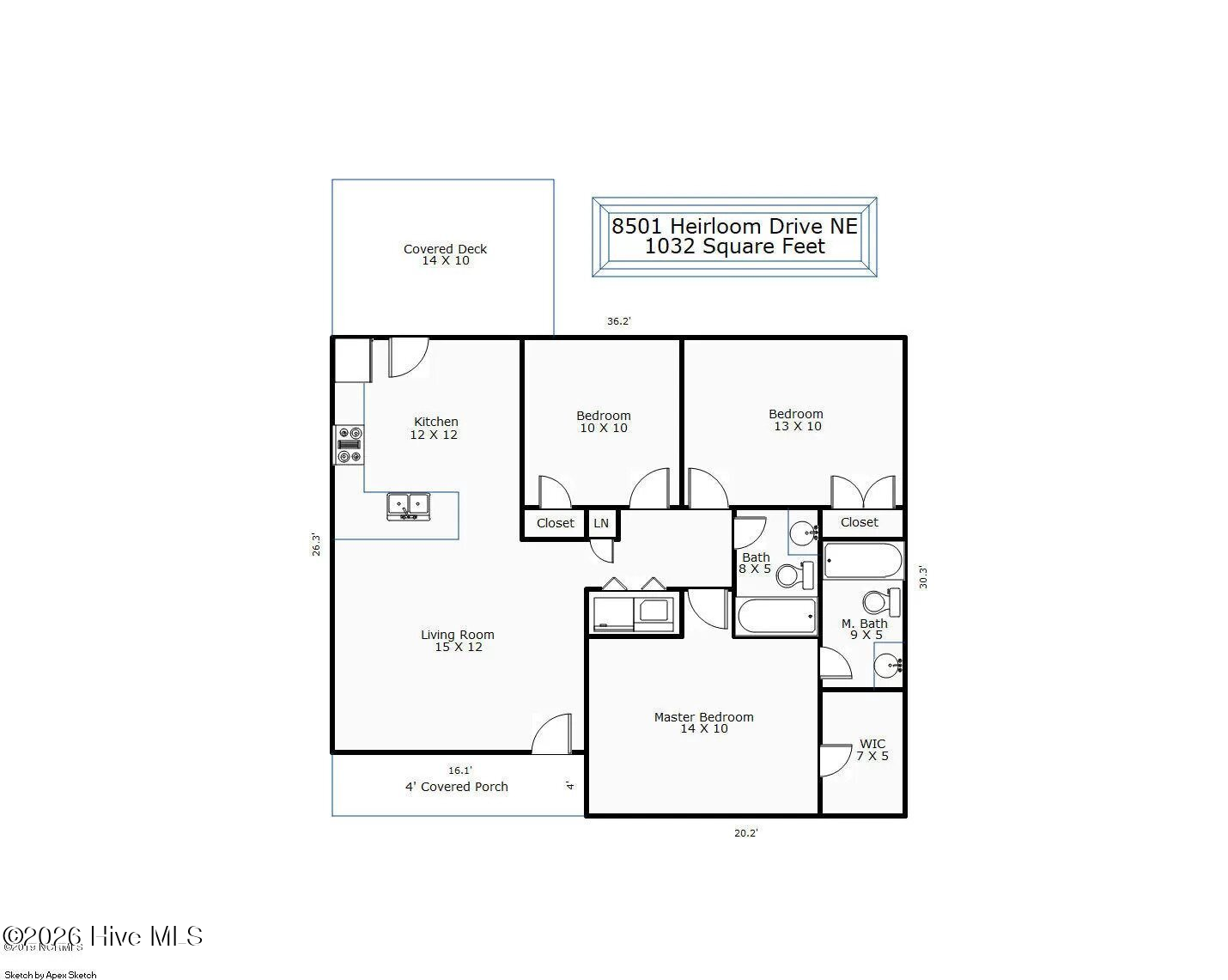 Exterior photo of 8501 Heirloom Drive NE, Leland, NC 28451. MLS: 100562876