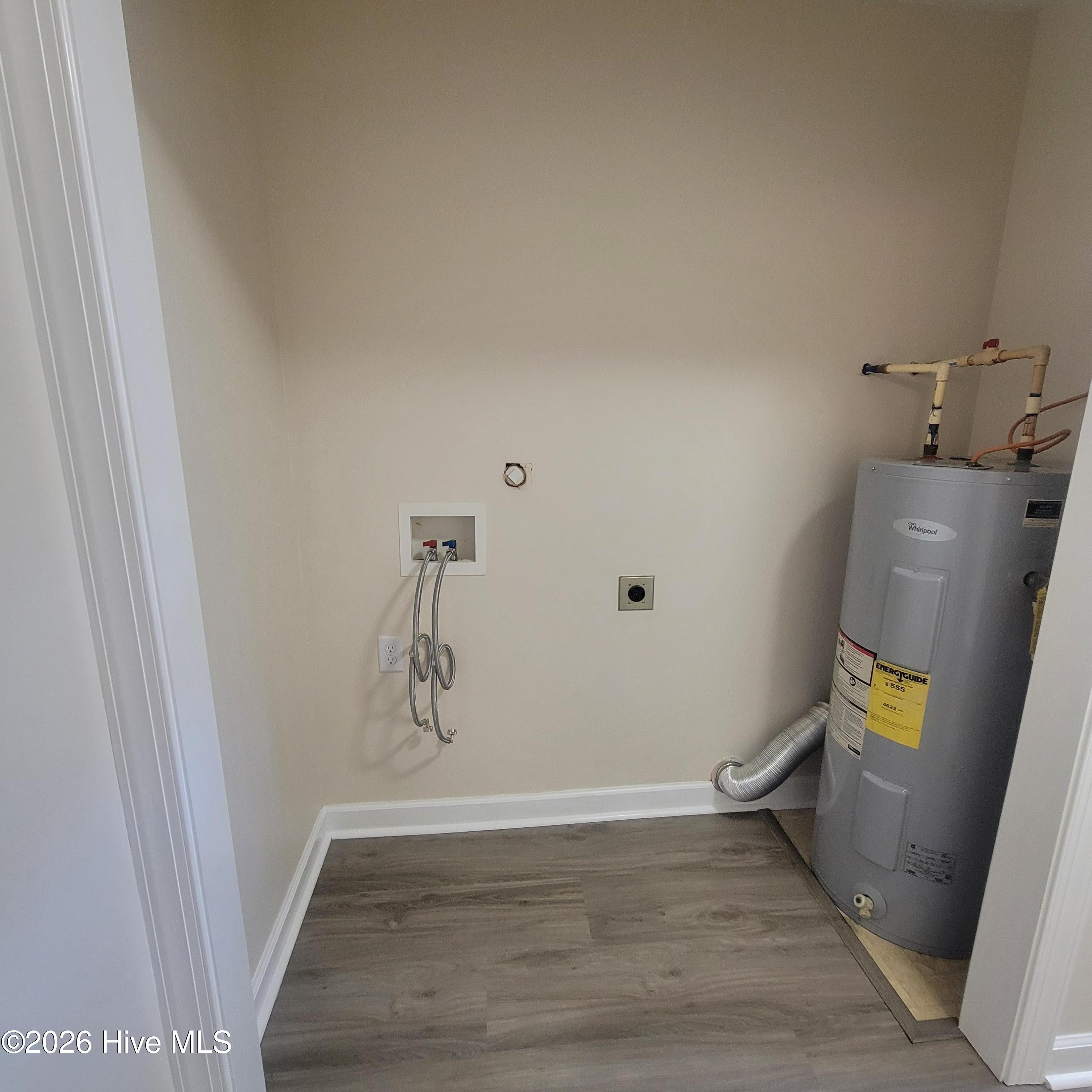 Washer and Dryer Closet off of Primary Bedrooom