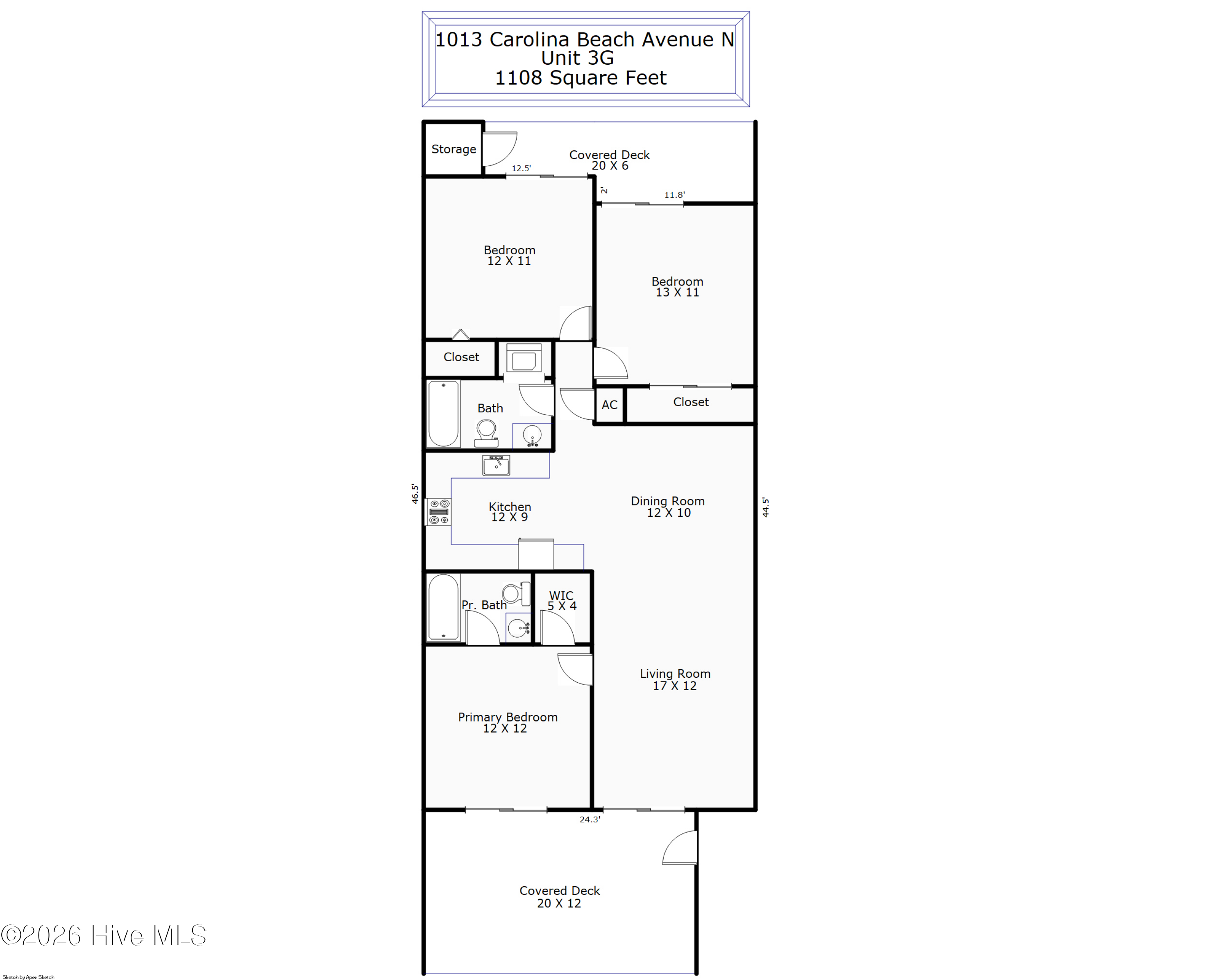 Condo For Sale - 1013 Carolina Beach Avenue #3G<br/> Carolina Beach, NC 28428