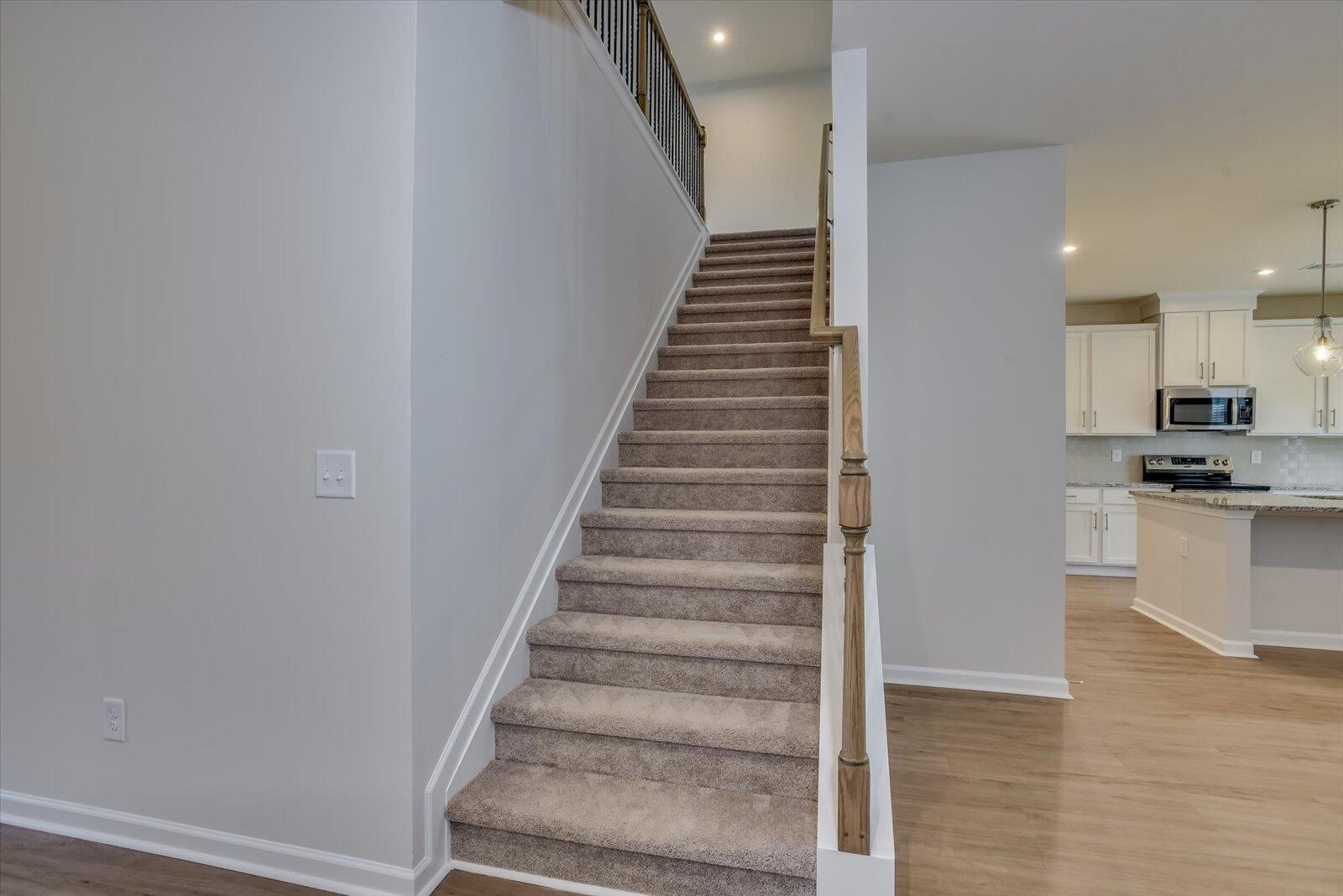 Stairs Leading To 2nd Level