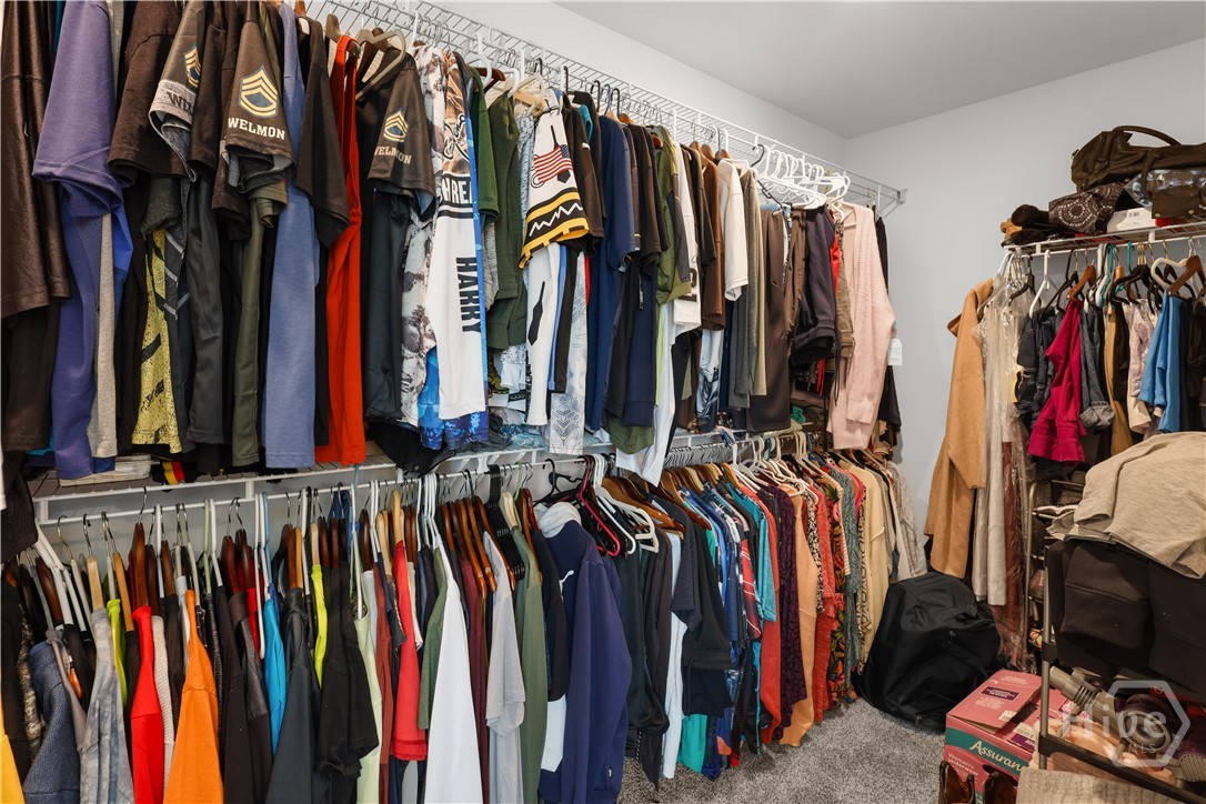 Primary closet