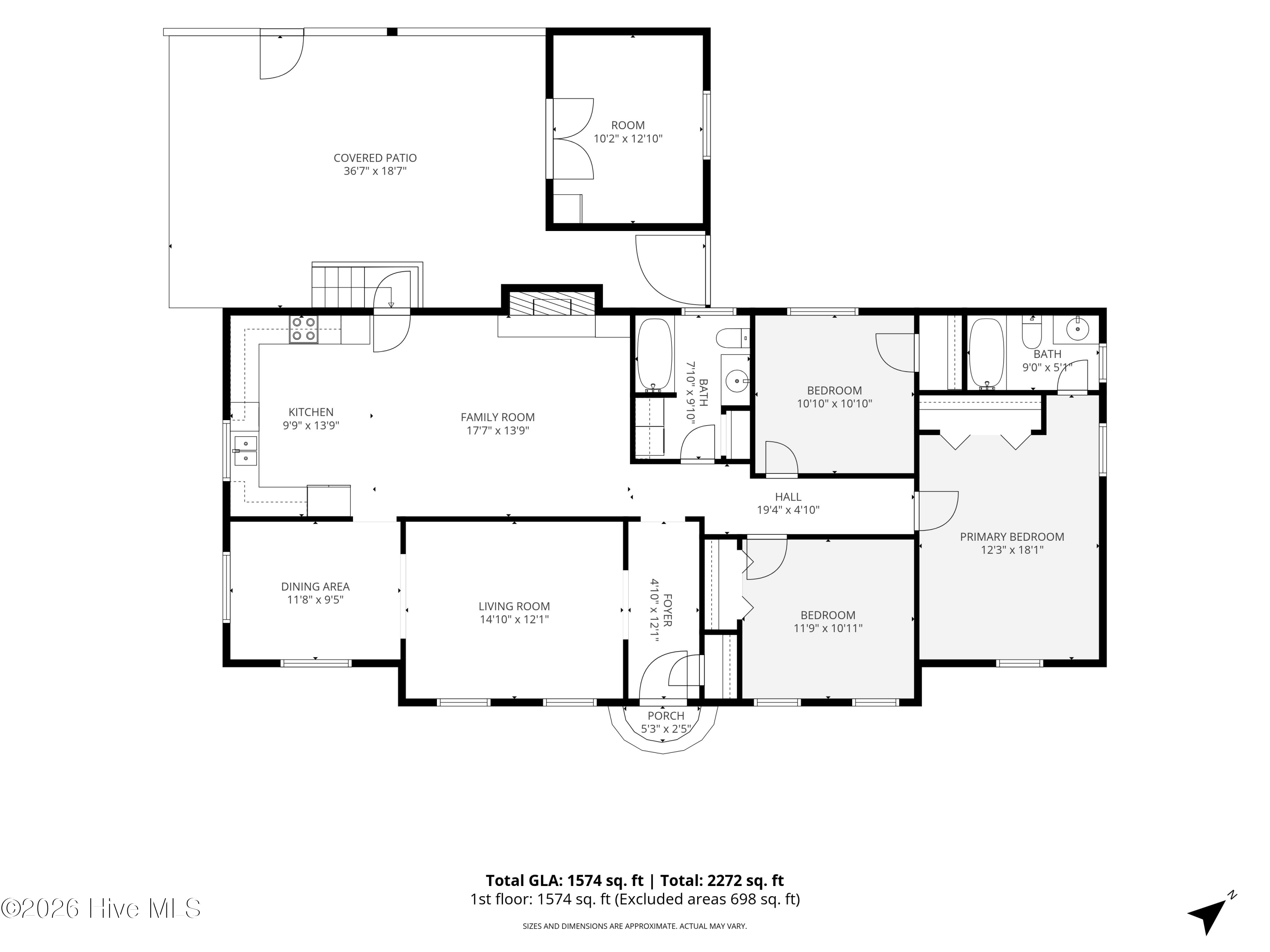 Exterior photo of 603 Edgehill Parkway, Carthage, NC 28327. MLS: 100611894