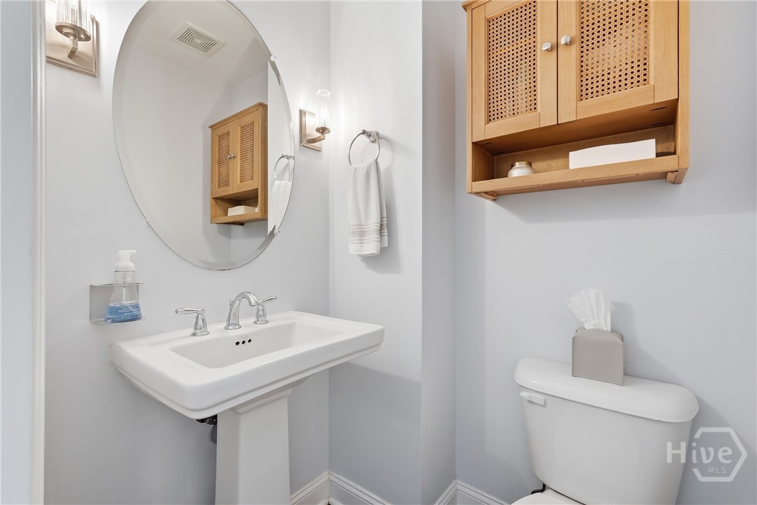 half bath in family room