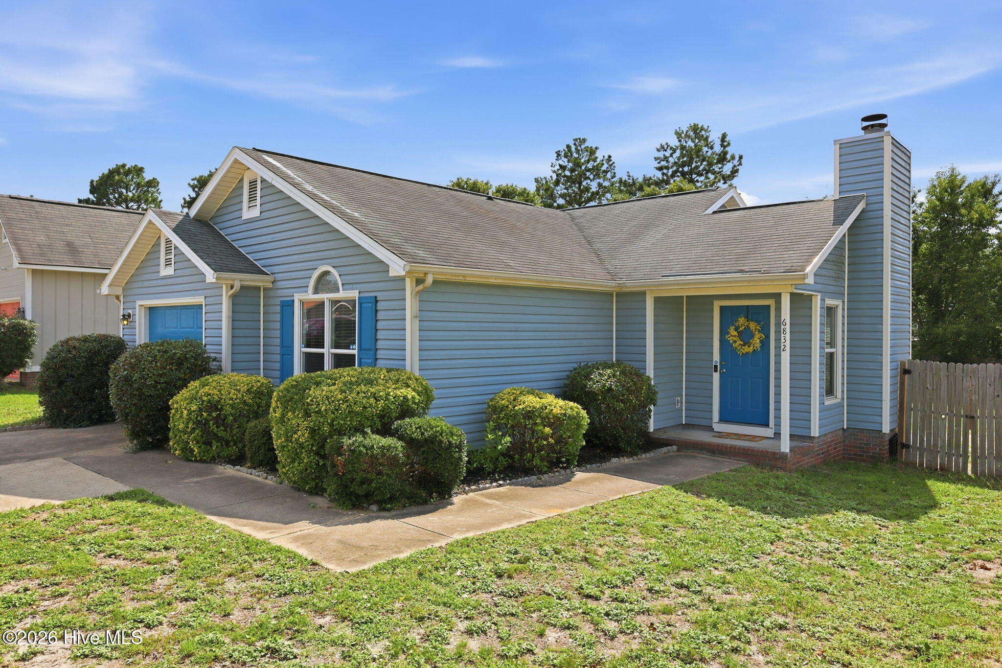 Exterior photo of 6832 Winthrop Drive, Fayetteville, NC 28311. MLS: 100596256