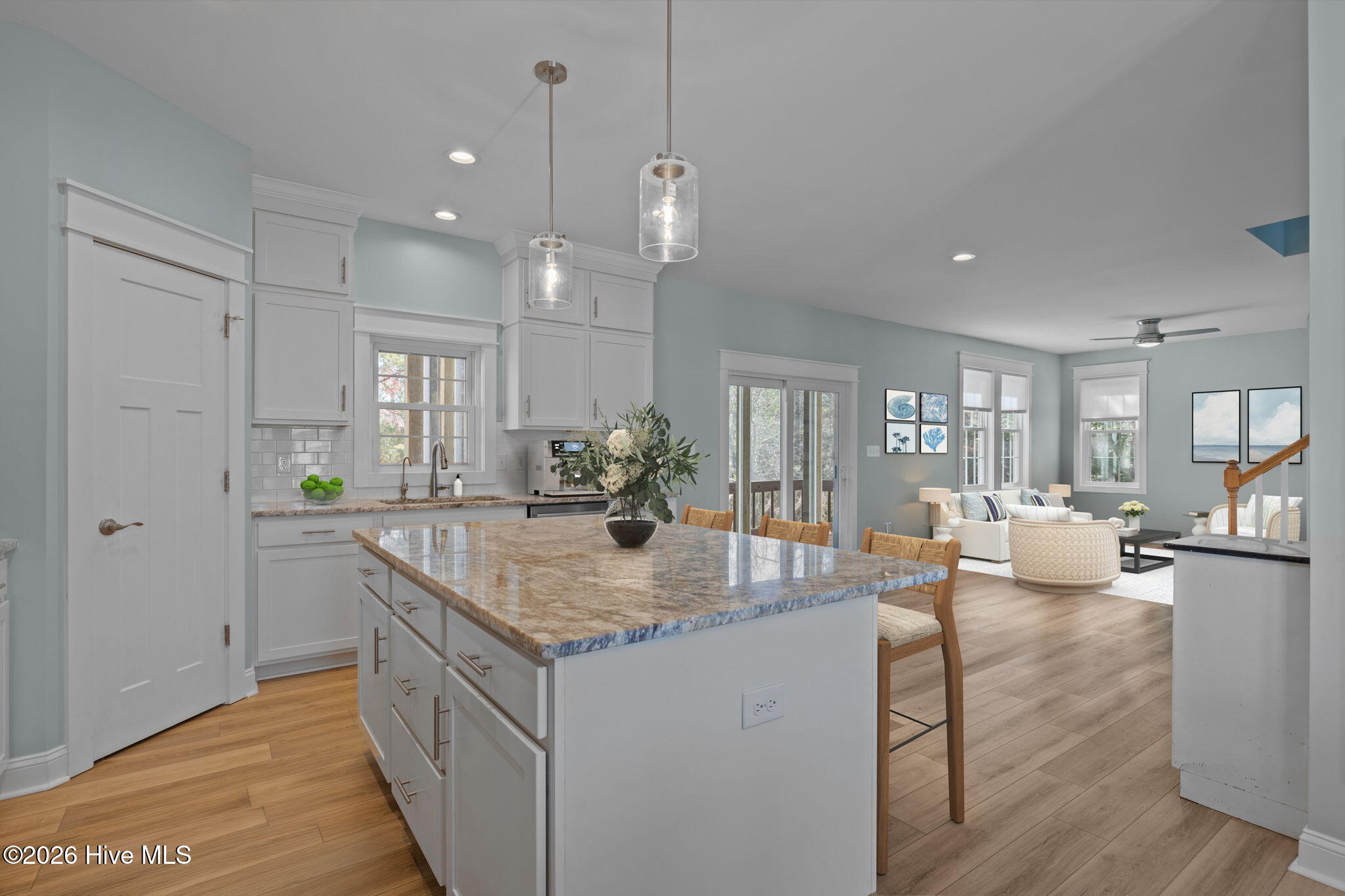 2nd Level~ Kitchen, Dining, Living room and 1 bedroom