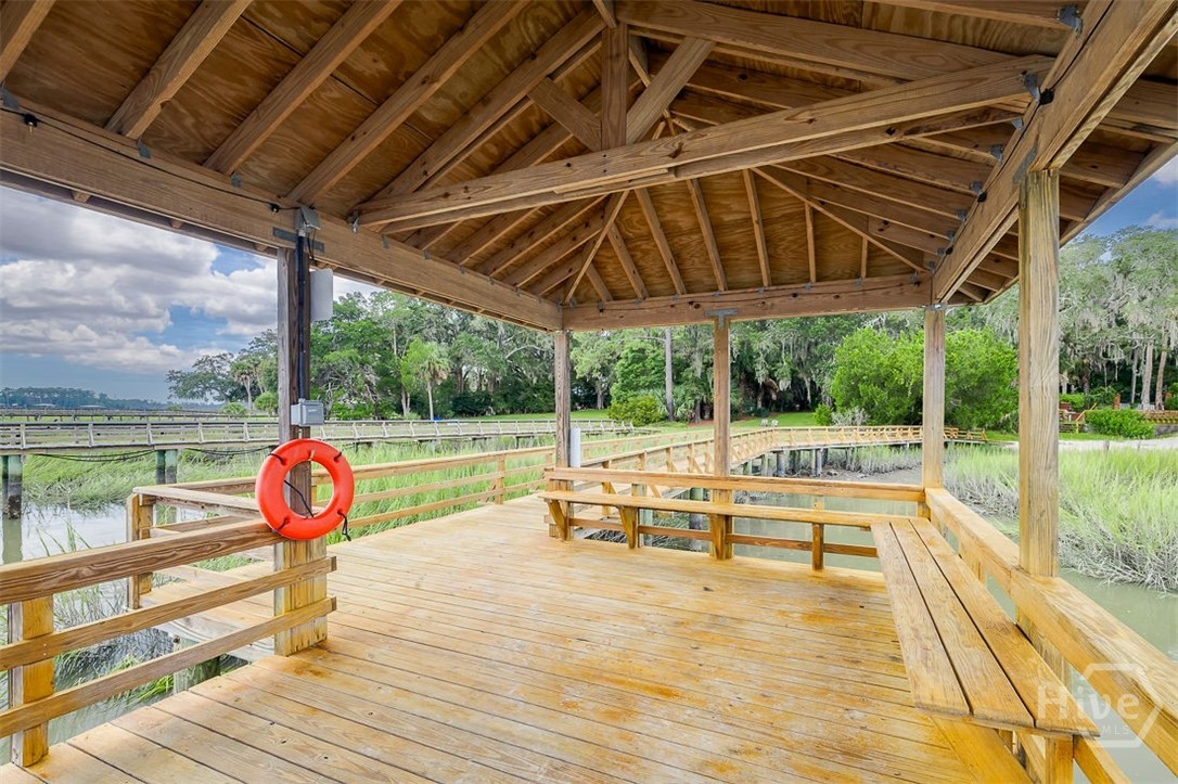 Dock sitting area