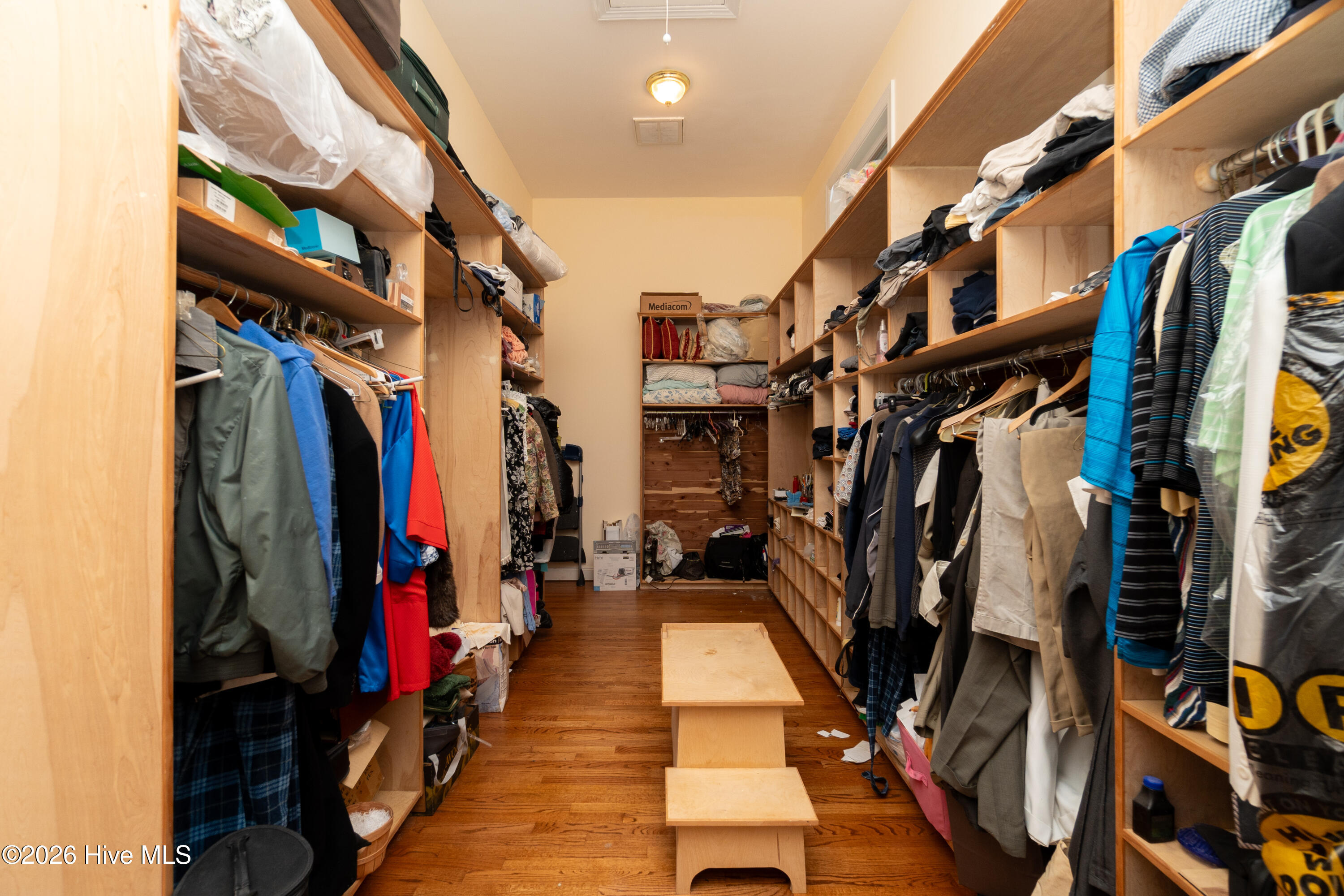 Primary walk in closet