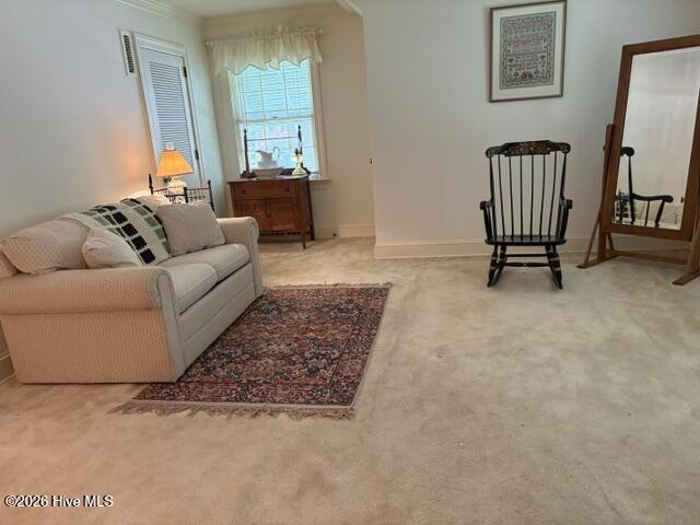 4th bedroom up - guessing there are hardwoods under this carpet