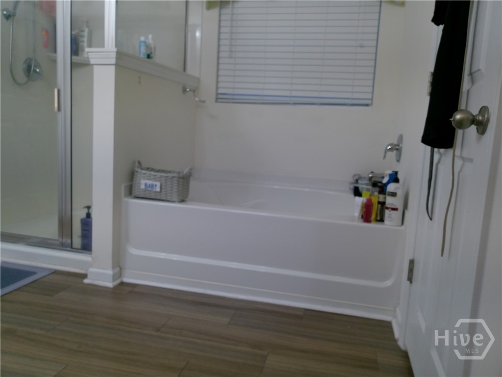 Separate Tub and Shower.