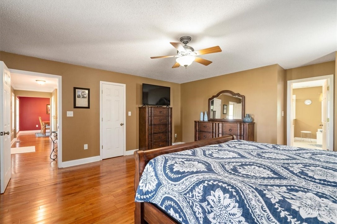Primary Bedroom on Main w/ 2 closets.