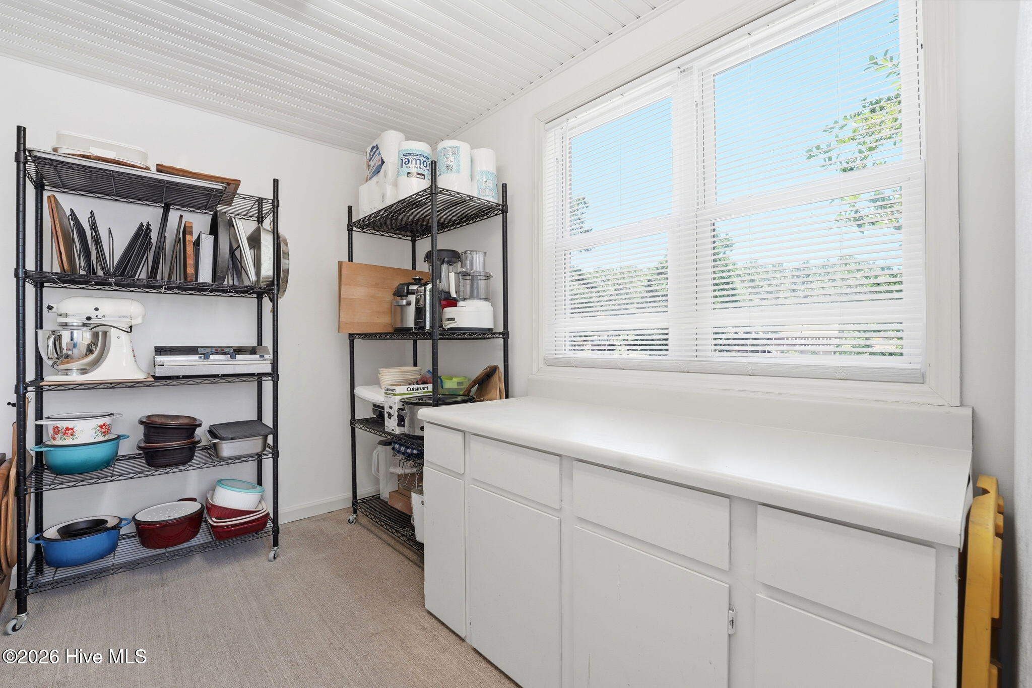 Pantry storage area. Fabulous space.