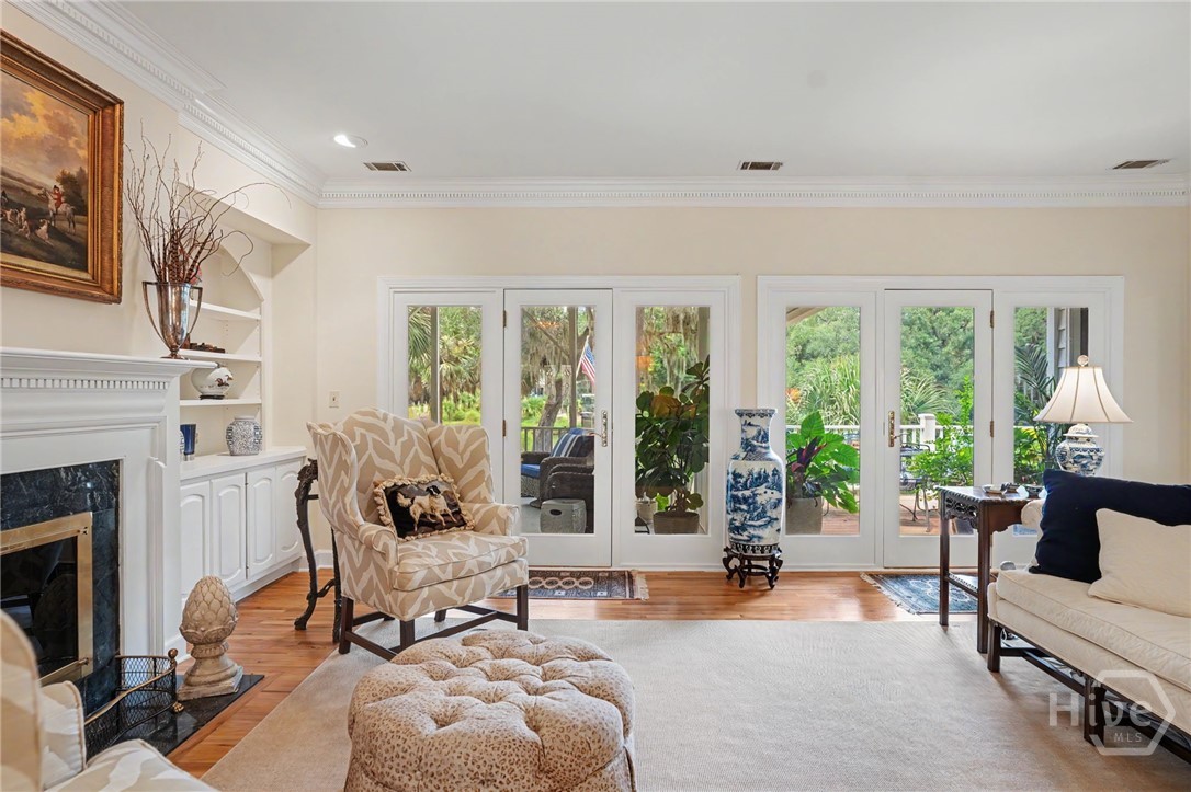 Living Room, one of the  Fire Places
