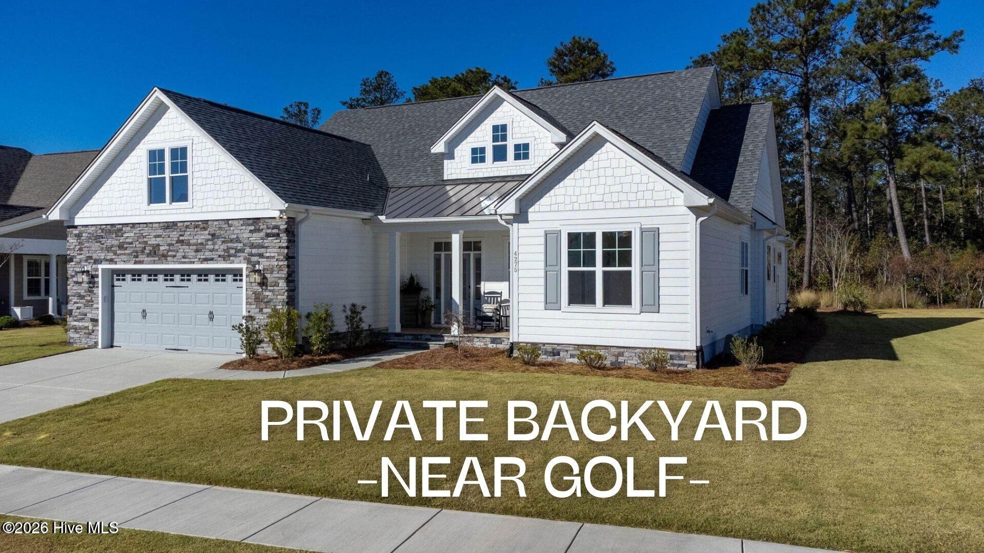 Welcome to 4275 Cobleskill Drive, a refined, move-in-ready residence offering exceptional privacy and showcase-quality design in the heart of Brunswick Forest. Backing to a lush, tree-lined setting, this home provides a rare sense of seclusion seldom found in newer construction.Inside, light-filled spaces, elevated finishes, and a thoughtfully designed open layout create an effortless flow for both everyday living and entertaining. The gourmet kitchen features upgraded cabinetry, beautiful countertops, and a generous island, opening to the Great Room with a gas fireplace and expansive multi-slide doors leading to the screened porch and serene backyard.The primary suite is a peaceful retreat with a spa-inspired bath, while additional bedrooms and flexible living spaces offer comfort and versatility. Outdoors, enjoy a private, wooded backdrop from the covered porch or expanded patio, perfect for relaxing, hosting or a future pool.Immaculate and never lived in, this former model delivers like-new luxury without the wait. Located within Brunswick Forest, residents enjoy resort-style amenities, trails, pools, fitness centers, golf, pickleball, and close proximity to shopping, dining, and beaches.