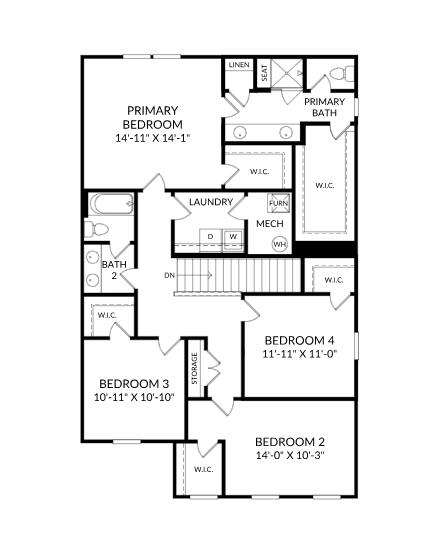 Tyndall 2nd 4bd No tub