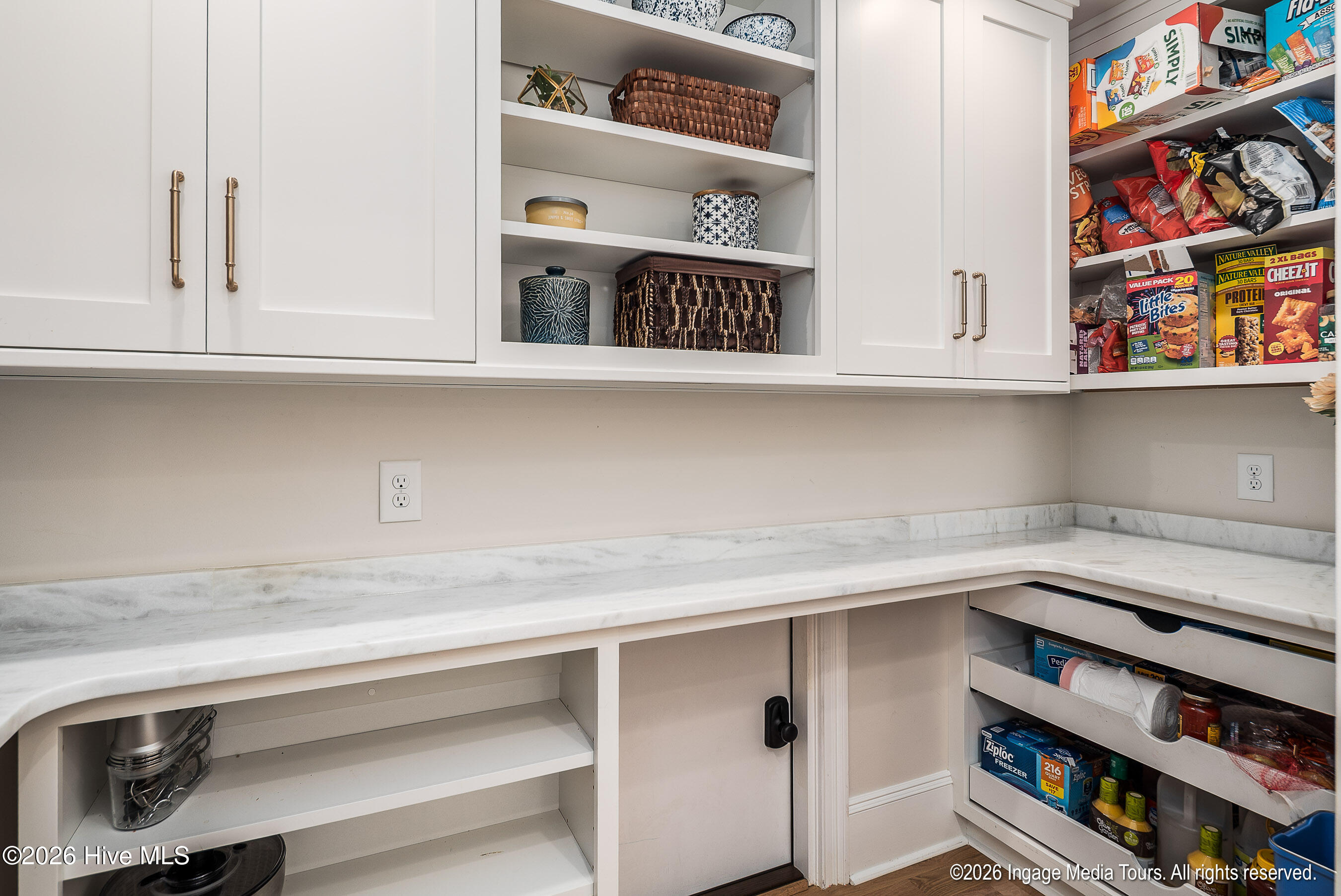 Butler's Pantry with storage galore.